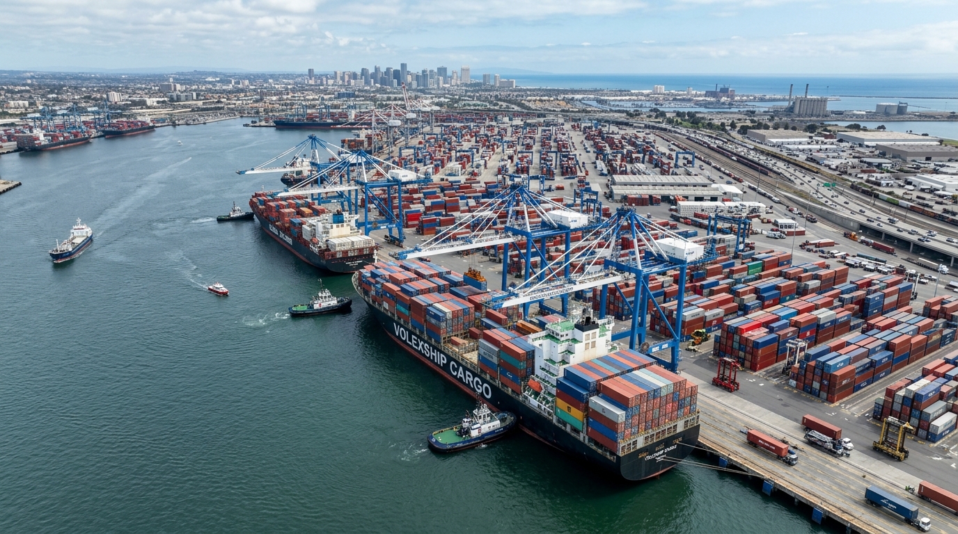 VeloxShip global logistics network
